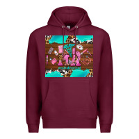 Burgundy ma medical assistant and elements Premium Hoodie - AdoDesignShop