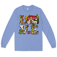 Colony Blue love caravan Long Sleeve Tee - BarkalooDesign
