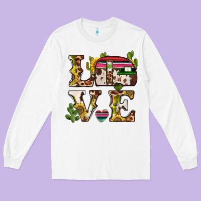 Love Caravan Long Sleeve Tee Designed By Barkaloodesign