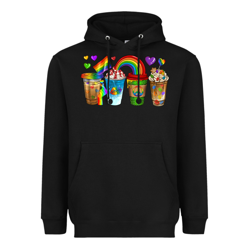 Lgbtq Coffee Drinks Heavyweight Hoodie by texasbilliewilder | Teevron