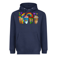 Navy lgbtq coffee drinks Heavyweight Hoodie - texasbilliewilder