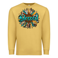 Antique Gold blessed sunflower Premium Sweatshirt - RanaPortraitStore