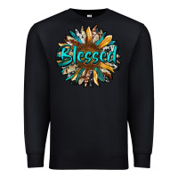 Black blessed sunflower Premium Sweatshirt - RanaPortraitStore