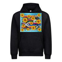 Black serape cowhide sunflower Urban Hoodie - AdoDesignShop