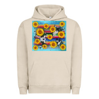 Pigment French Oak serape cowhide sunflower Urban Hoodie - AdoDesignShop