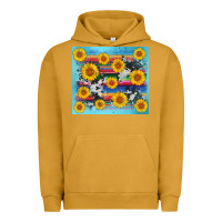 Pigment Peanut Butter serape cowhide sunflower Urban Hoodie - AdoDesignShop