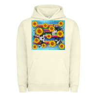Pigment Pistachio serape cowhide sunflower Urban Hoodie - AdoDesignShop