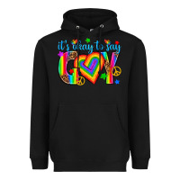Black its okay to say gay Heavyweight Hoodie - texasbilliewilder