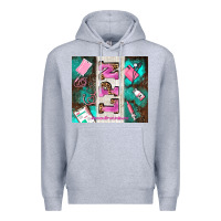 Heather Grey lpn licenced practical nurse and element Premium Hoodie - AdoDesignShop