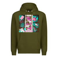 Army Green lpn licenced practical nurse and element Premium Hoodie - AdoDesignShop