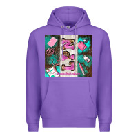 Purple lpn licenced practical nurse and element Premium Hoodie - AdoDesignShop