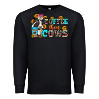 Black coffee then cows Premium Sweatshirt - Zillion Design Studio