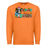 Carrot coffee then cows Premium Sweatshirt - Zillion Design Studio