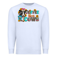 White coffee then cows Premium Sweatshirt - Zillion Design Studio
