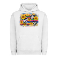 Pigment Lunar Rock serape cowhide sunflower background Urban Hoodie - AdoDesignShop