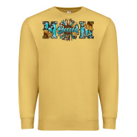 Antique Gold blessed mom Premium Sweatshirt - RanaPortraitStore