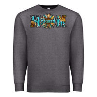 Charcoal Heather blessed mom Premium Sweatshirt - RanaPortraitStore