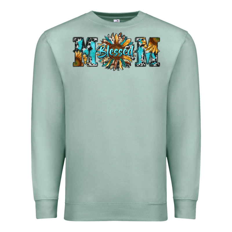 Blessed Mom Premium Sweatshirt by RanaPortraitStore | Teevron