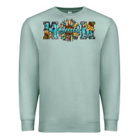 Seafoam blessed mom Premium Sweatshirt - RanaPortraitStore