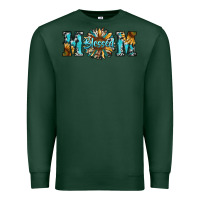 Sports Green blessed mom Premium Sweatshirt - RanaPortraitStore