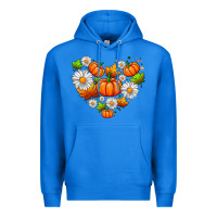 True Royal pumpkin and daisies Premium Hoodie - AdoDesignShop