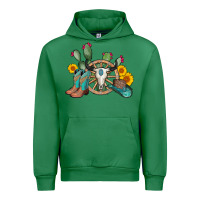 Emerald wheel bull skull western cowboy Urban Hoodie - AdoDesignShop