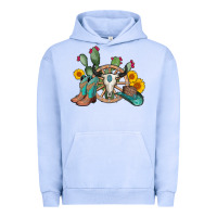 Pigment Grape Ice wheel bull skull western cowboy Urban Hoodie - AdoDesignShop
