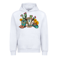 White wheel bull skull western cowboy Urban Hoodie - AdoDesignShop