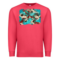 Cardinal aztec cowhide background Premium Sweatshirt - Zillion Design Studio