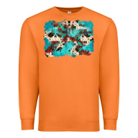 Carrot aztec cowhide background Premium Sweatshirt - Zillion Design Studio