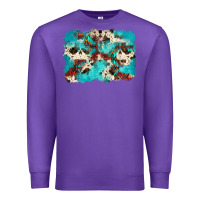 Aztec Cowhide Background Premium Sweatshirt | Teevron