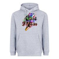 Heather Grey cool mom Heavyweight Hoodie - Zillion Design Studio