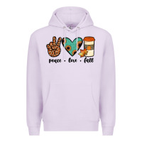Lilac peace love fall Premium Hoodie - JahusDesignShop