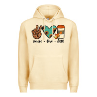 Pina Colada peace love fall Premium Hoodie - JahusDesignShop