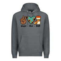 Rock peace love fall Premium Hoodie - JahusDesignShop