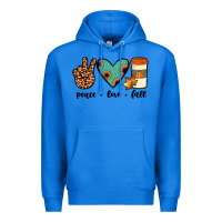True Royal peace love fall Premium Hoodie - JahusDesignShop