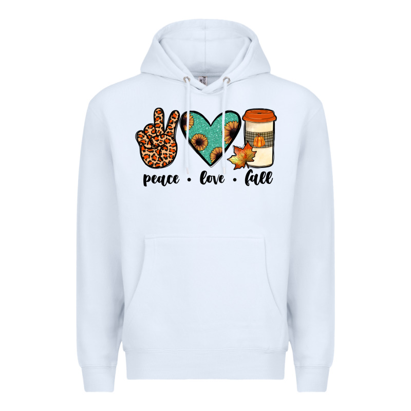 Peace Love Fall Premium Hoodie by JahusDesignShop | Teevron
