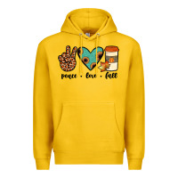 Lemon peace love fall Premium Hoodie - JahusDesignShop