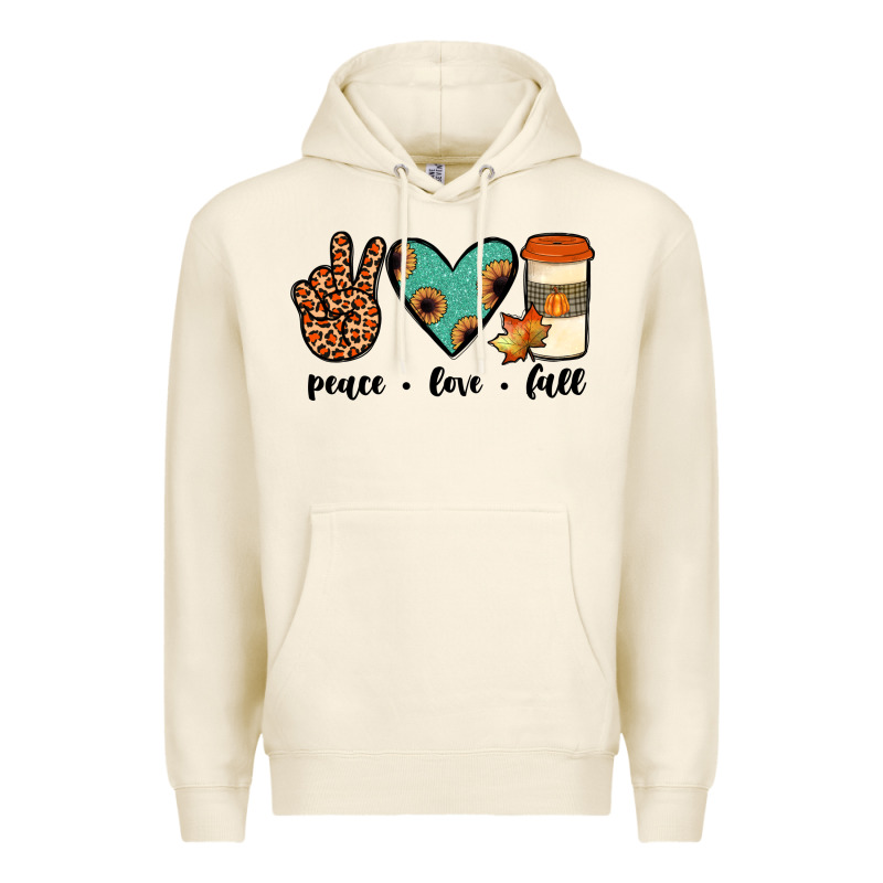 Peace Love Fall Premium Hoodie by JahusDesignShop | Teevron