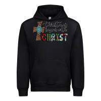 Black christmas begins with christ Urban Hoodie - AdoDesignShop