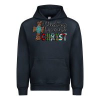 Navy christmas begins with christ Urban Hoodie - AdoDesignShop
