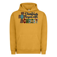 Pigment Peanut Butter christmas begins with christ Urban Hoodie - AdoDesignShop