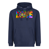 Navy lgbtq love Heavyweight Hoodie - texasbilliewilder