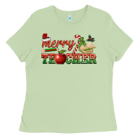 Matcha merry teacher Ladies Tee - BarkalooDesign