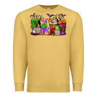 Antique Gold Halloween Gnomes Coffee Cups Premium Sweatshirt - texasbilliewilder