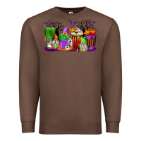 Chestnut Halloween Gnomes Coffee Cups Premium Sweatshirt - texasbilliewilder