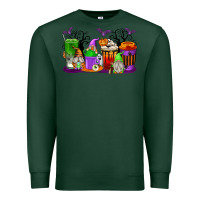 Sports Green Halloween Gnomes Coffee Cups Premium Sweatshirt - texasbilliewilder