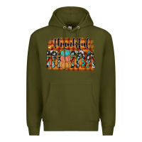 Army Green thankful mama Premium Hoodie - JahusDesignShop