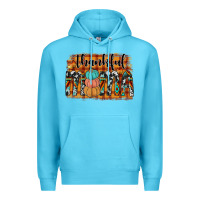 Ocean Blue thankful mama Premium Hoodie - JahusDesignShop
