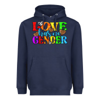 Navy love has no gender pride lgbtq Heavyweight Hoodie - texasbilliewilder
